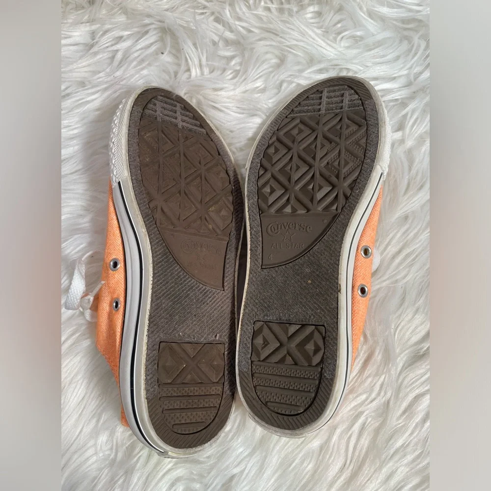 Converse All Star‎ Light Orange Double Tongue Sneaker junior Size 4